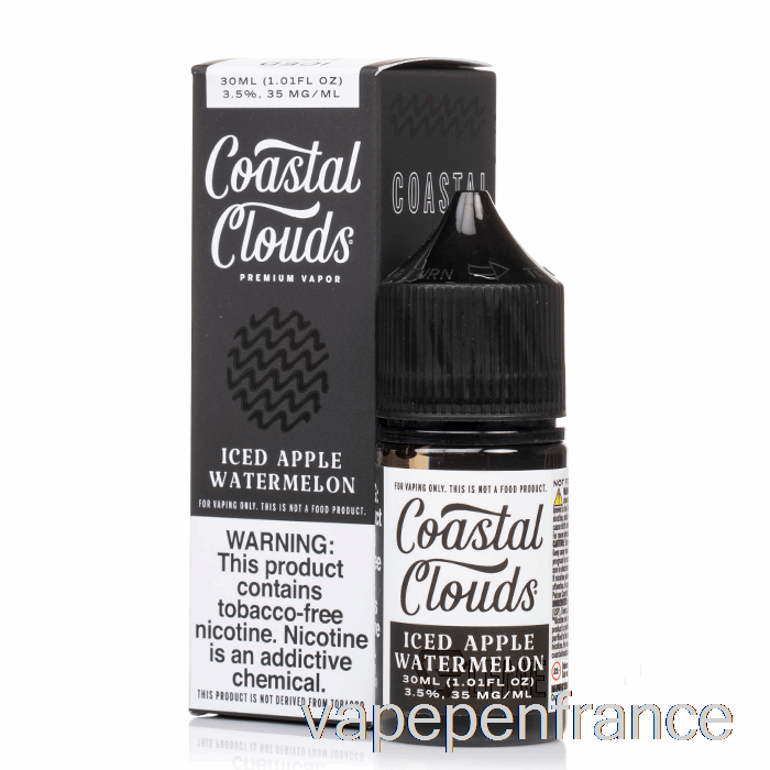 Pastèque Pomme Glacée - Sels Côtiers - Stylo Vape 30ml 50mg